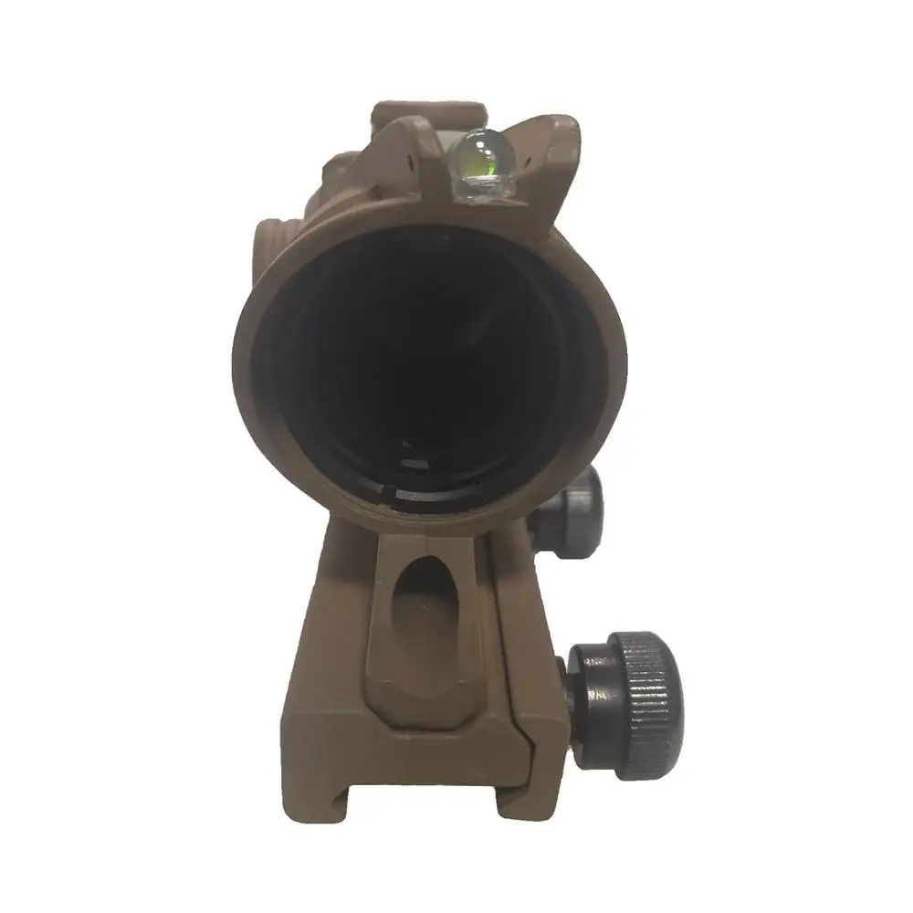 Оптический прицел песочного цвета оптика из настоящего волокна красный зеленый