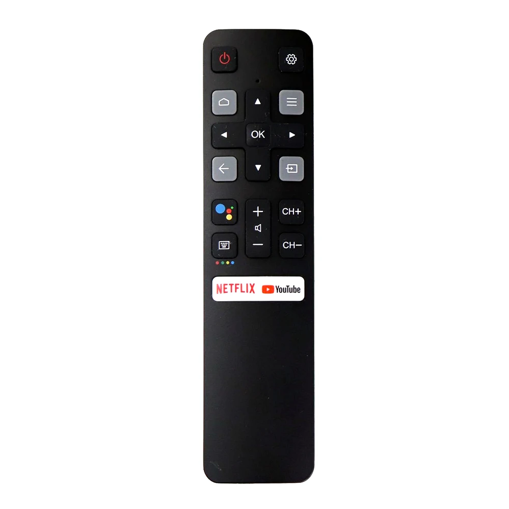 Фото Новый оригинальный пульт дистанционного управления RC802V FNR1 для TCL Android 4K Smart TV Netflix YouTube 49P30FS 65P8S 55C715 49S6800 43S434 №2