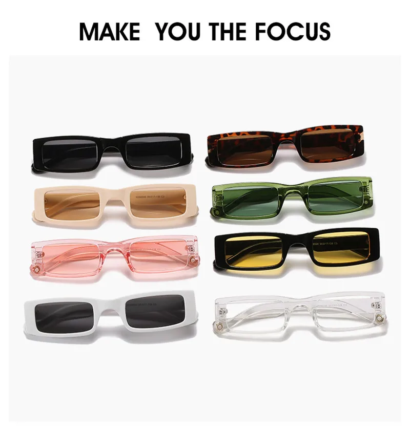 Солнцезащитные очки женские прямоугольные в готическом стиле стимпанк UV400 для