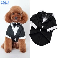 dogs coat cute gentleman prince wedding costume cachorro mascotas chihuahua jumpsuits puppy clothing pet outfits supplies