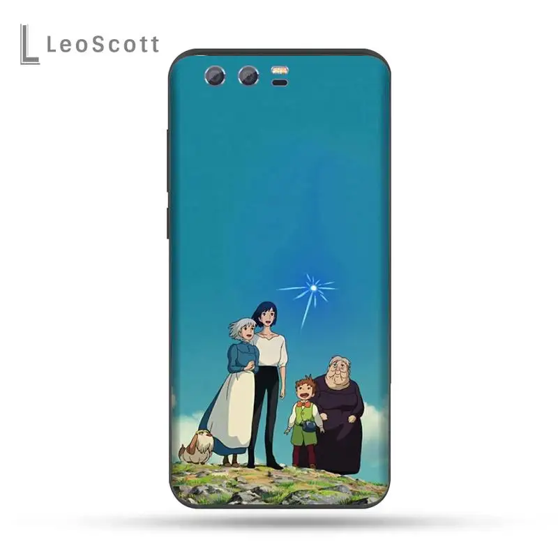 

Studio Ghibli Howl's Moving Castle Phone Case For Huawei Honor view 7a5.45inch 7c5.7inch 8x 8a 8c 9 9x 10 20 10i 20i lite pro