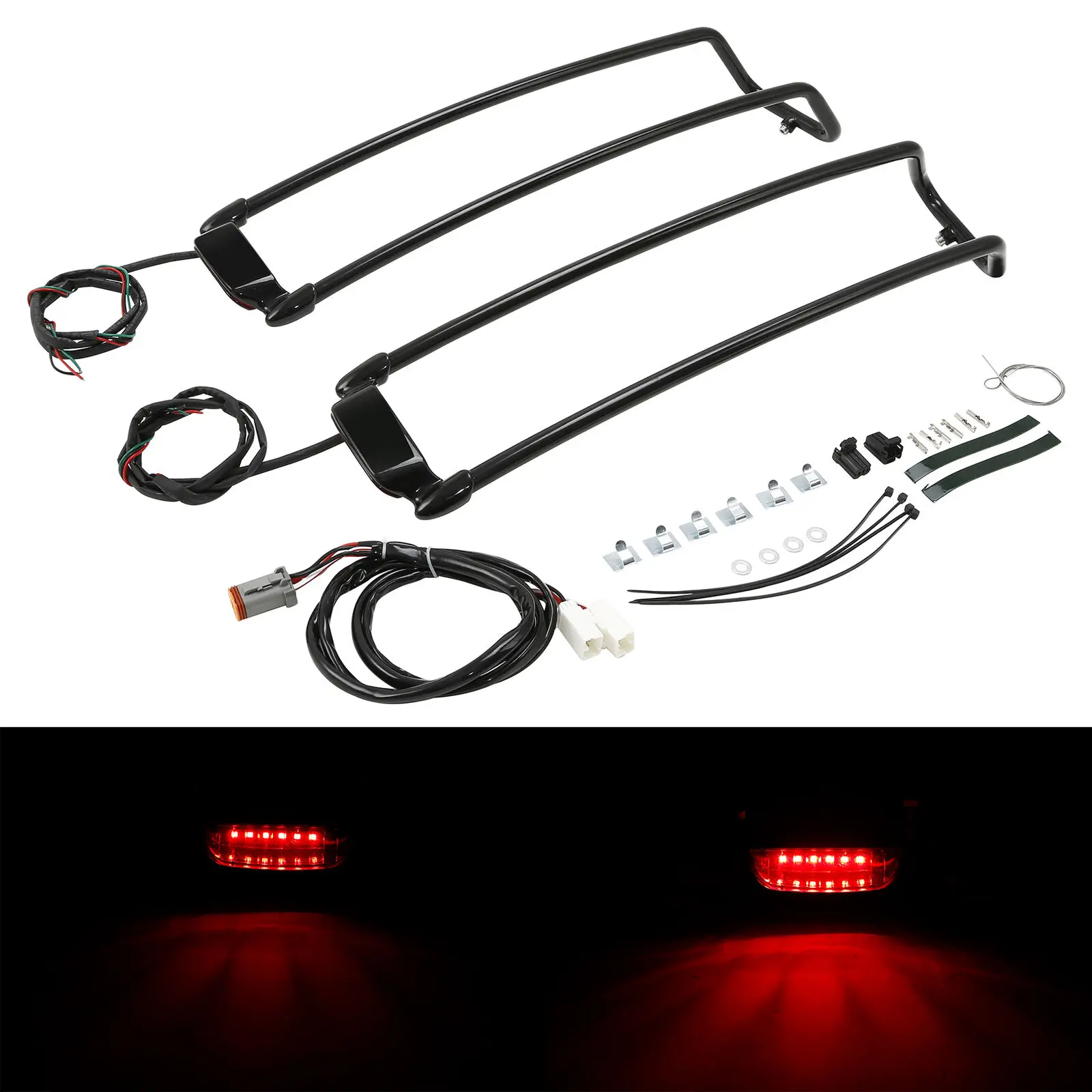 Подставка под сиденье мотоцикла верхняя направляющая для Harley Touring Road King Electra Street