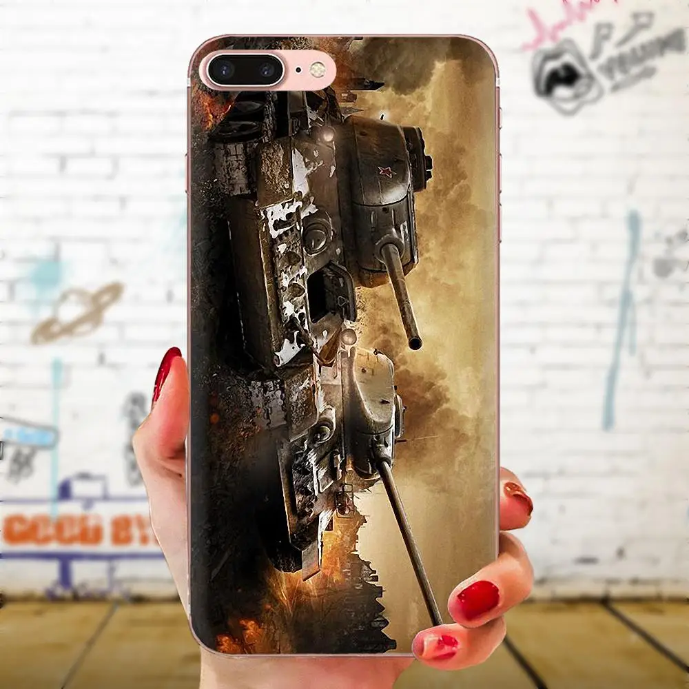 Для Galaxy J1 J2 J3 J330 J4 J5 J6 J7 J730 J8 2015 2016 2017 2018 mini Pro мягкие Аксессуары для TPU чехол World Of Tanks |