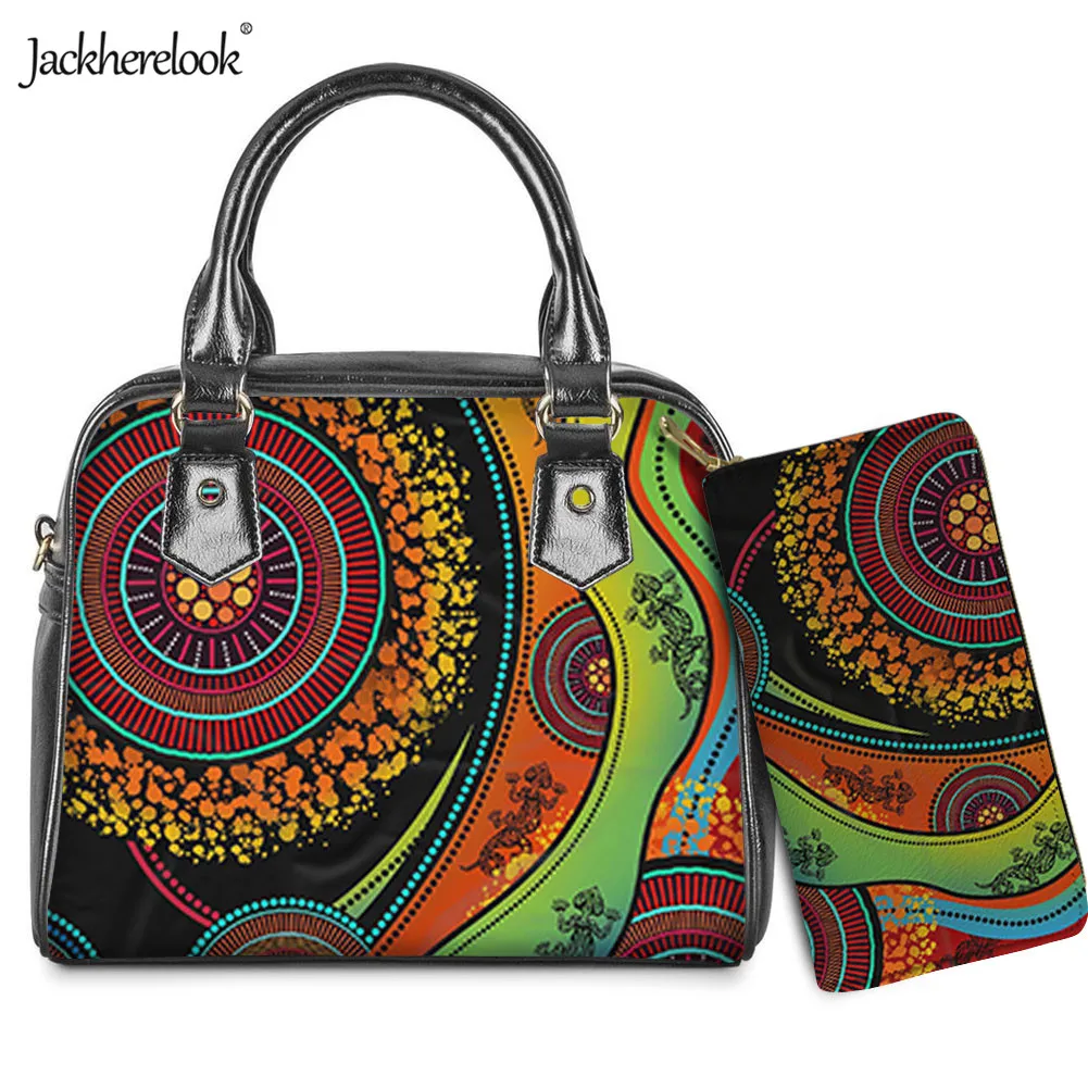 Jackherelook оригинальная женская сумка с изображением австралийских ящериц кошелек 2