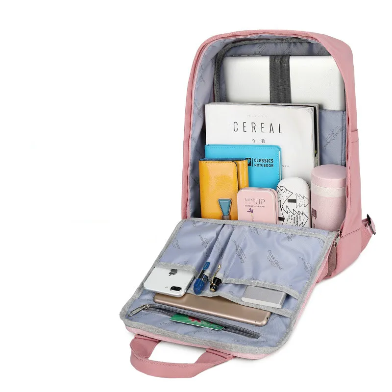 

Hot Women Fashion Classic Female Backpack College Wind Canvas Backpack Middle School Student Travel Casual Backpacks