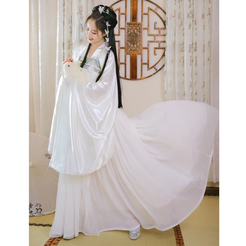 Женское семейное платье принцессы Hanfu 2019 традиционные танцевальные костюмы