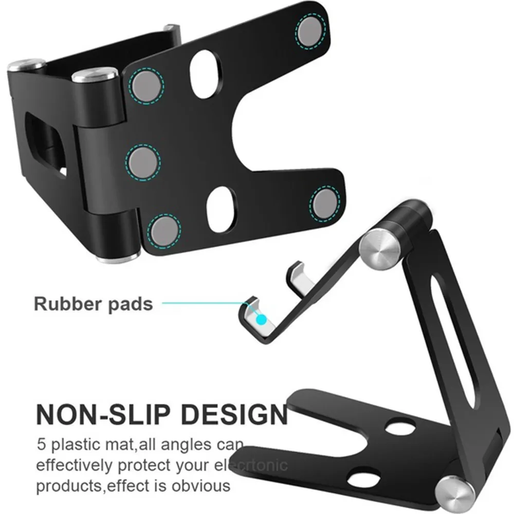 Роскошный складной настольный вращающаяся стойка держатель мобильного телефона