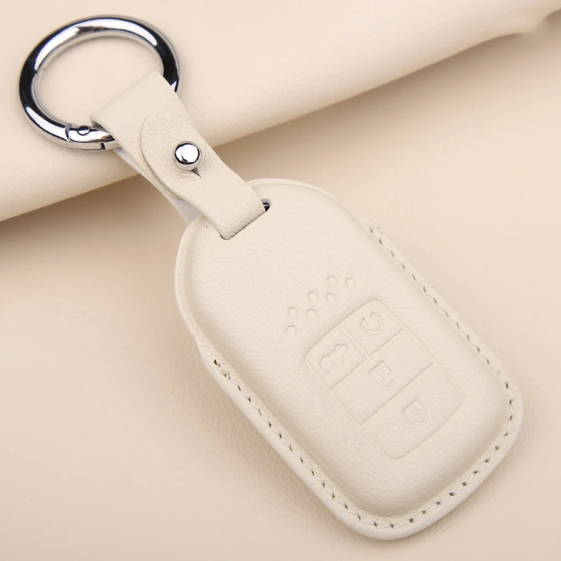 

Leather Remote Car Key Fob Cover Case for Honda 2015 2016 2017 Civic CRV Crad V Accord Pilot 4 Buttons ODYSSEY EURO Accessorise