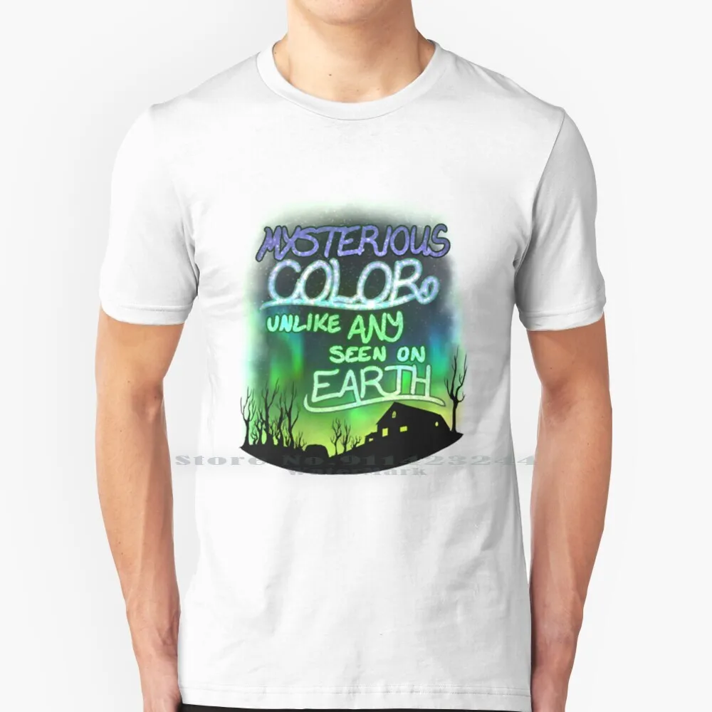 Таинственный цвет в отличие от любых видимых на земле футболок из 100% хлопка