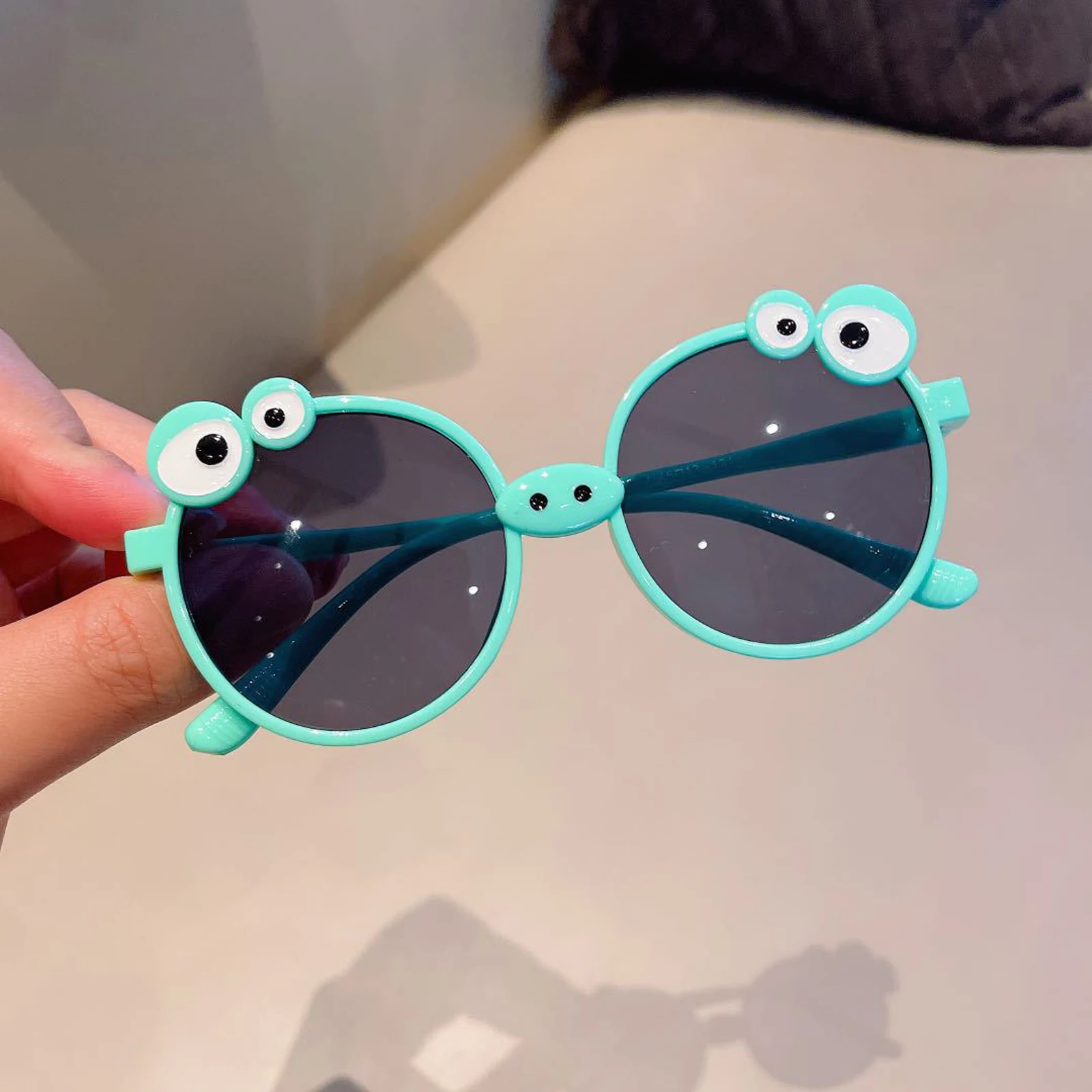 

Frog Pig Children Sunglasses Male Female Sunglasses, Baby Cartoon Sun Shading Sunglasses UV Resistant Sunglasses