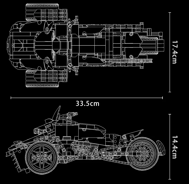 

903Pcs Super Speed Moto Building Blocks Bricks Super Speed MOTO MINI Model Gifts Toys for Kids Children Technical Vehicle Cars