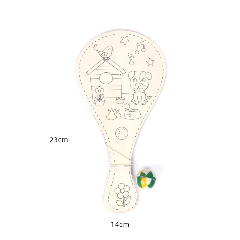 SZ Паровая картина деревянная игрушка ракетка граффити игрушки для детей DIY