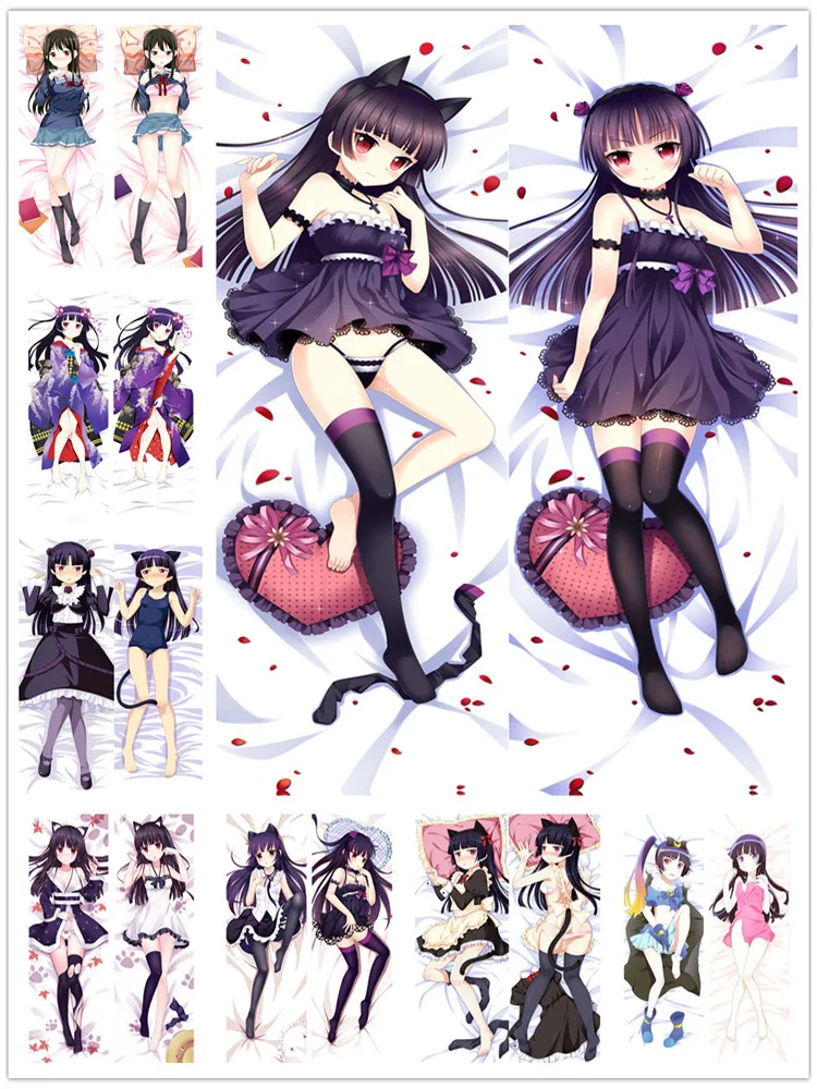 

Oreimo Anime Dakimakura Pillowcase My Little Sister Can't Be This Cute Gokou Ruri Hugging Body DIY Custom Cushion Pillow Cover