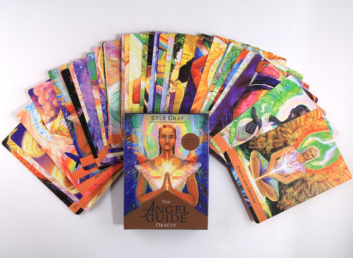 

44PCS The Angel Guide Oracle Card Activate Your Intuition Strengthen Your Communication Playing Tarot Card Games