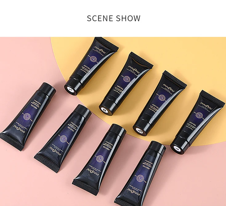 Набор для наращивания ногтей Pinpai набор гелей с ниальными типсами Быстросохнущий