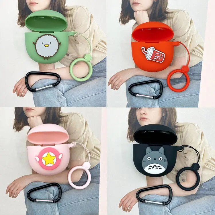 Силиконовый чехол с мультяшным рисунком для VIVO TWS Neo, чехол для Bluetooth наушников, чехол для беспроводных наушников, противоударный силиконовый чехол