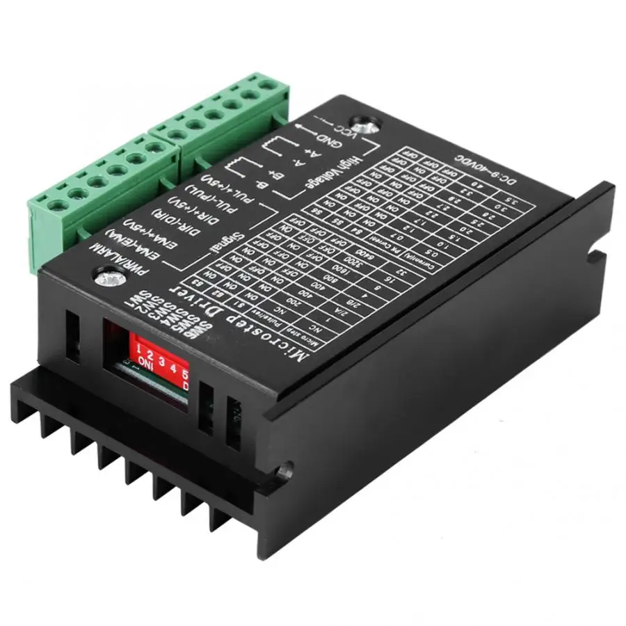 TB6600 DC 9 42 в 160 Вт 0 5 4A Драйвер шагового двигателя плата модуля контроллера