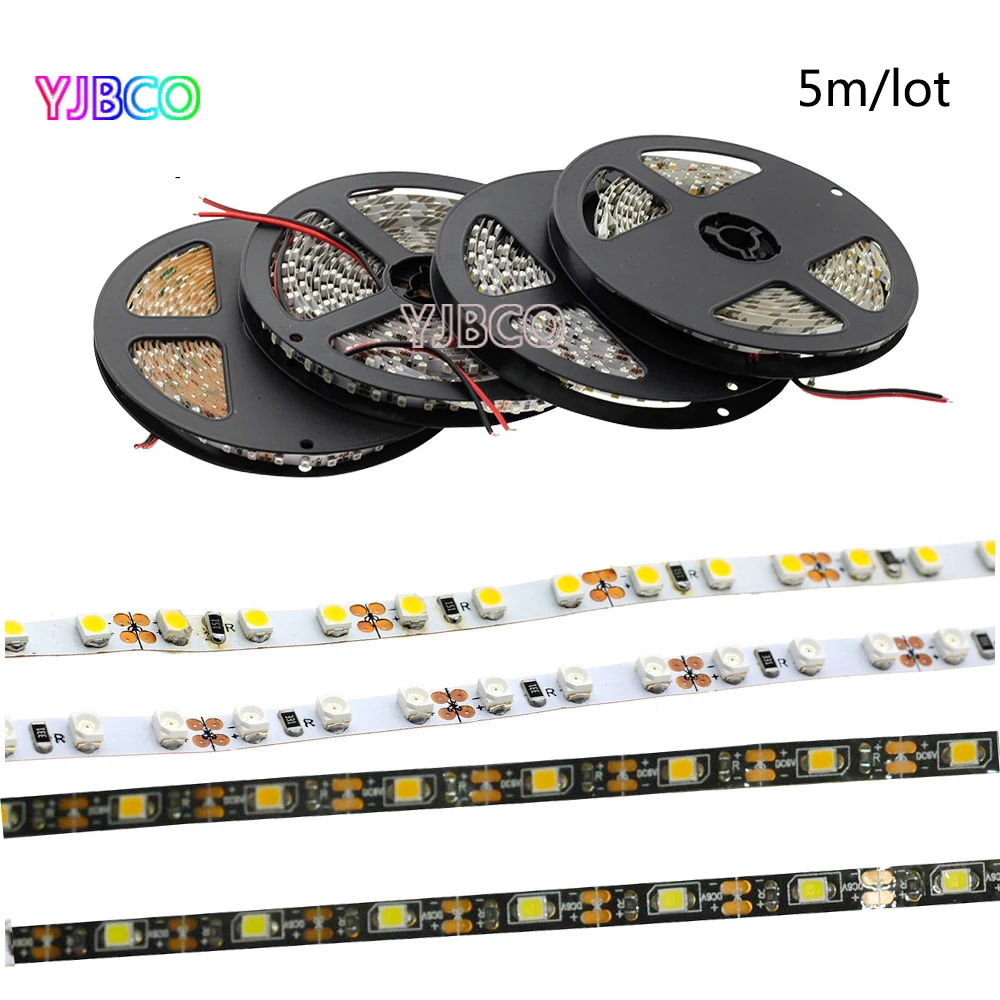 5 м 3528 узкая сторона мм ширина белый/теплый белый/синий/красный/зеленый 120