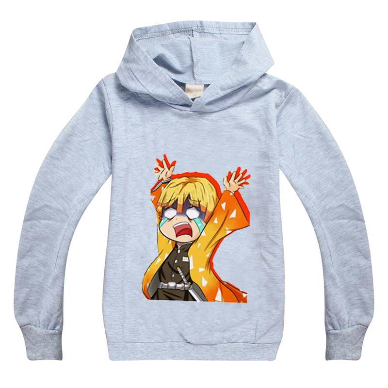 

2020 Japanese Anime Harajuku Cartoon Cute Hoodies for Teen Girls Demon Slayer Funny Blade Kawaii Boys Sweatshirts Clothes