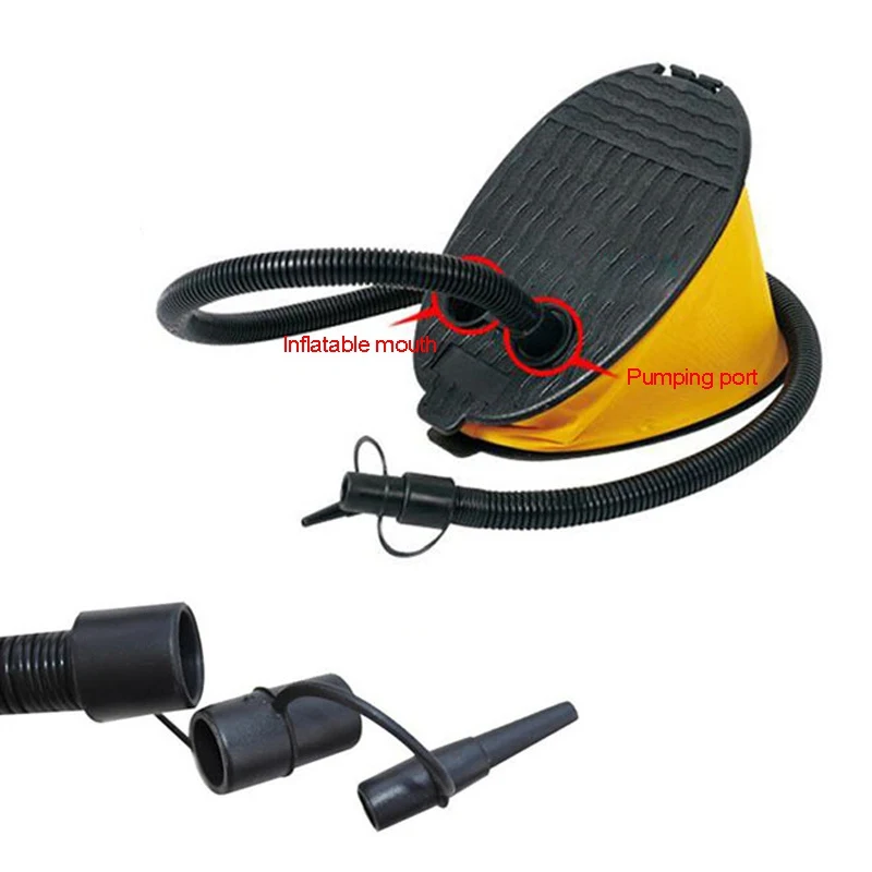 Outdoor Inflatable Bed Boat Toy Swimming Floating Foot Pump Inflator For Pad Camping Mat Mattress Accessories | Спорт и развлечения
