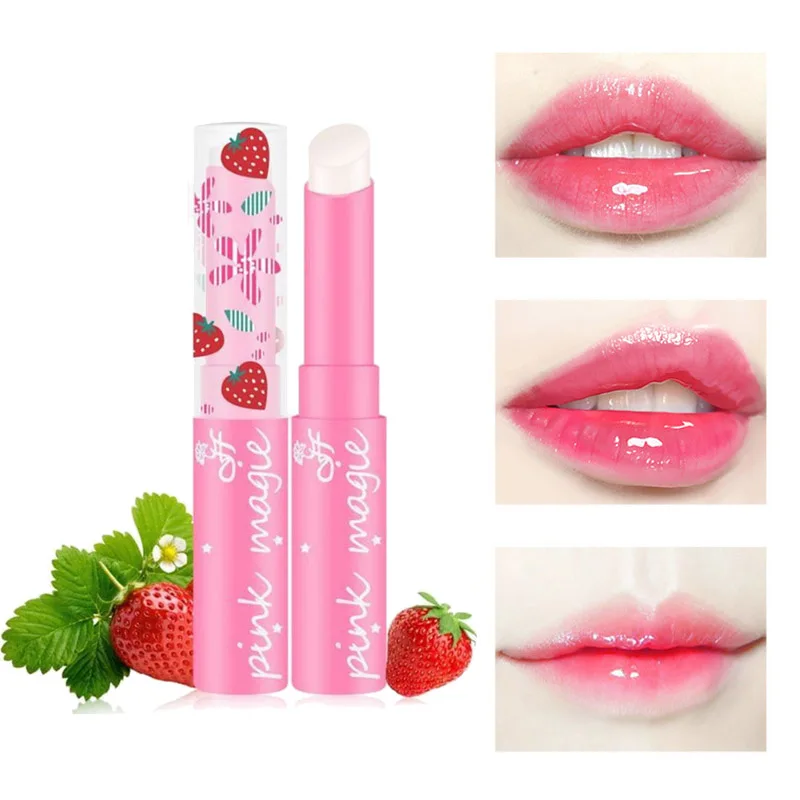 1 шт. увлажняющий бальзам для губ натуральная Клубничная долгостойкая помада