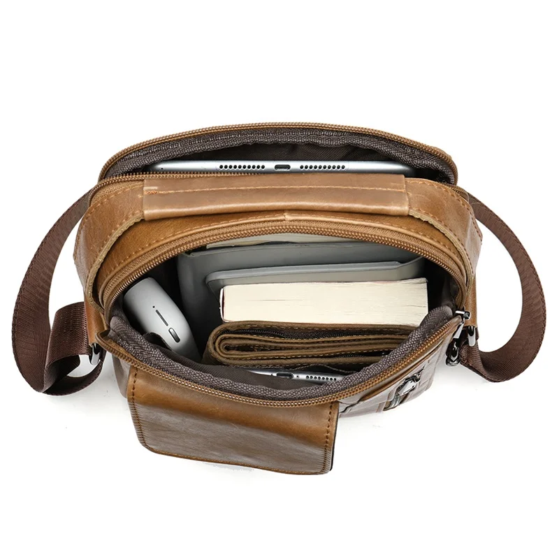 WESTAL сумка мужская из натуральной кожи маленький мужчина коровьей клапаном