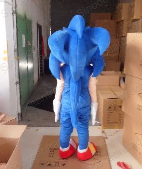 Прямая продажа с фабрики Sonic зубная щётка Ежик Кукла талисман взрослый костюм на