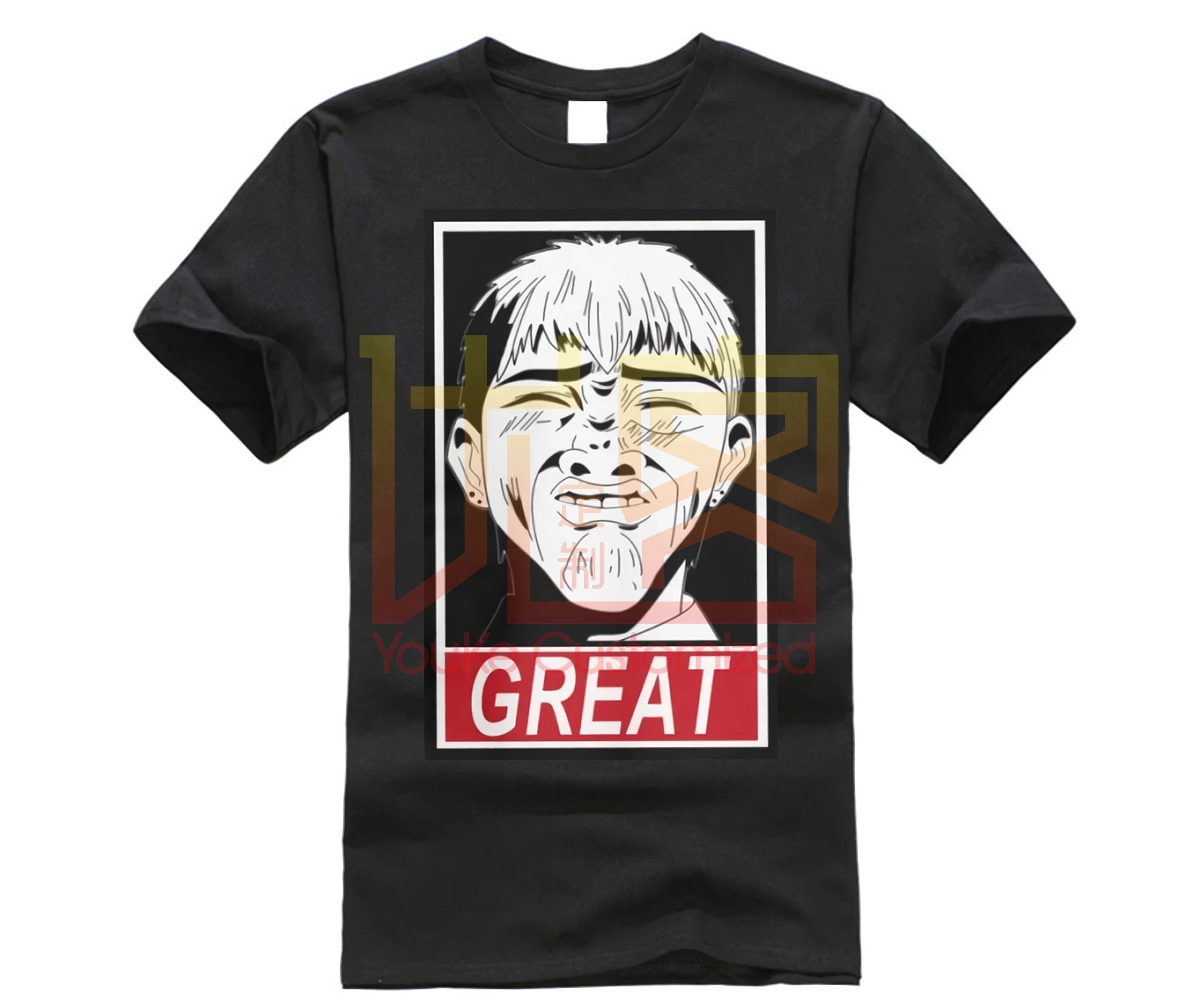 GTO Great Teacher Onizuka отличные футболки из очищенного хлопка Забавные с короткими
