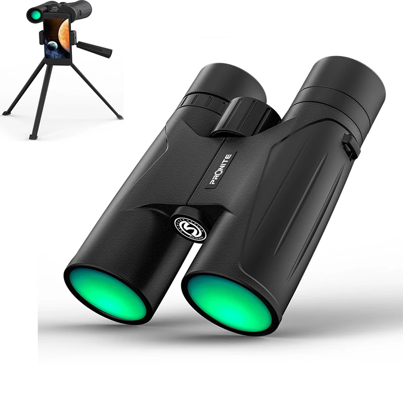 Охотничий бинокль 10x42 водонепроницаемый телескоп с функцией ночного видения