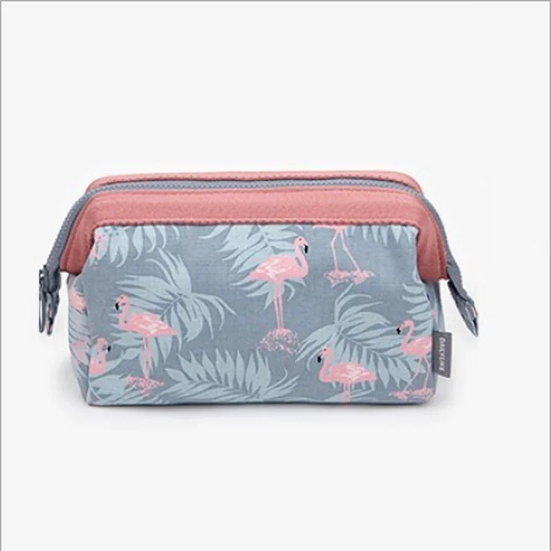 

Women Travel Animal Flamingo Make Up Bags Girl Cosmetic Bag Makeup Beauty Wash Organizer Toiletry pouch Storage Kit Bath Case