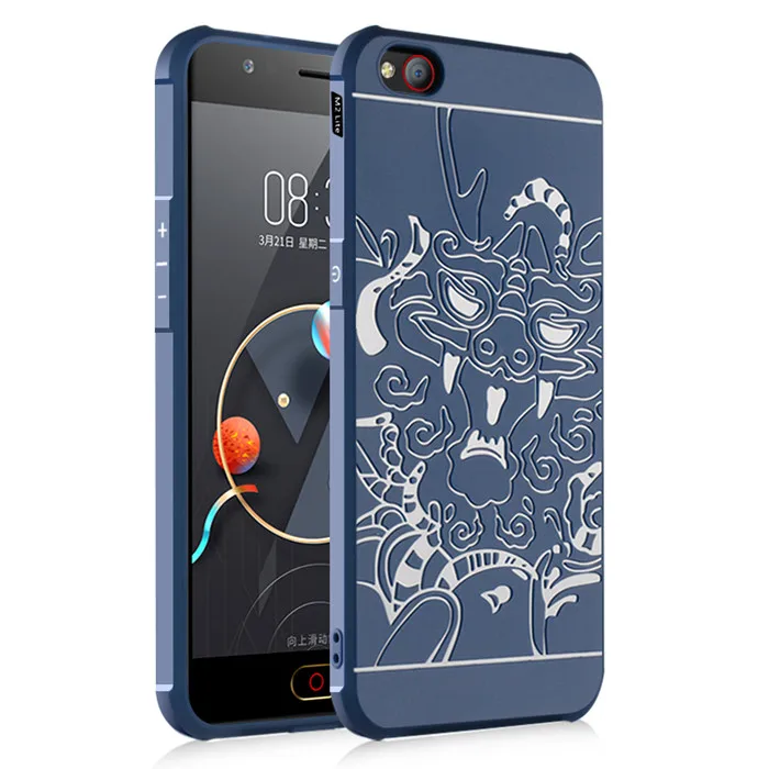 Для zte Nubia Z17 Lite чехол 3D рельефный Дракон мягкий TPU чехол для телефона 6,28 дюймов чехол для zte Nubia M2 Lite Z17 Mini Z11 Minis чехол - Цвет: E