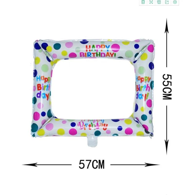 Воздушный шар из алюминиевой фольги в новом стиле 1 шт. фоторамка для дня рождения