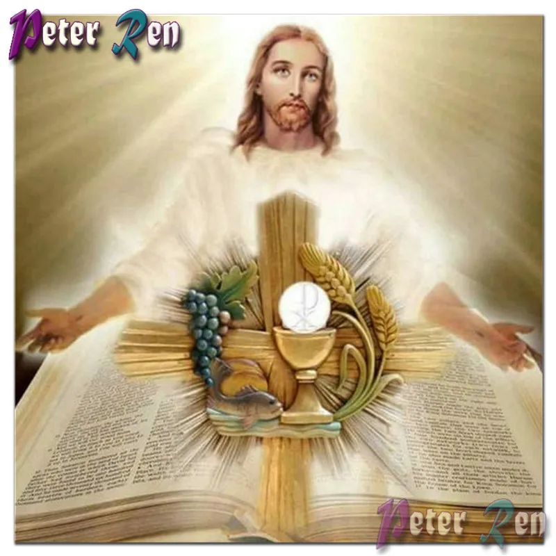 

Religious Jesus diy diamond painting icon diamond embroidery Square/Round full of drill mosaic picture for home Decoration Gift