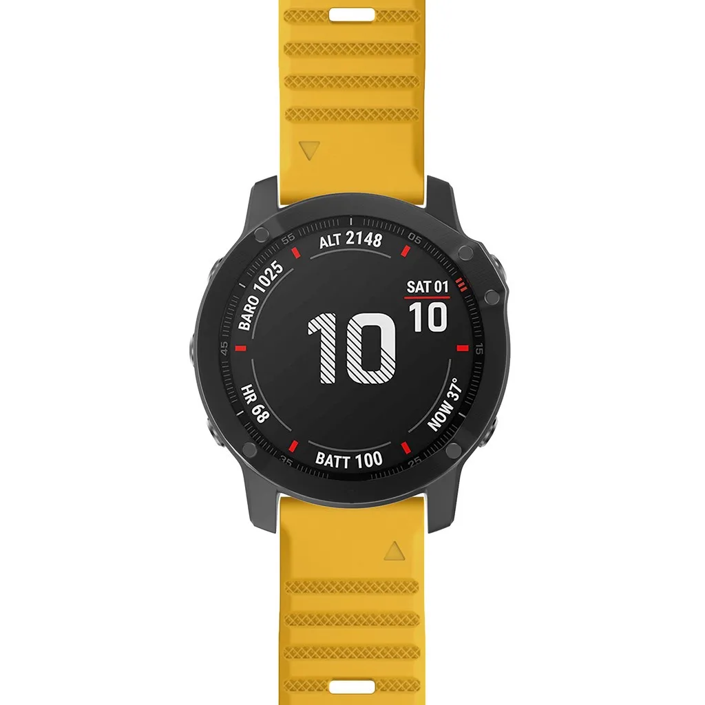 

Quick Release Sports Silicone Wrist band WristStrap for Garmin Fenix 6X 6X pro Fashion Smart Watch Accessories