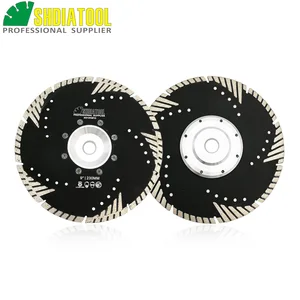 SHDIATOOOL 2 шт.компл. 230 мм горячепрессованное алмазное турбо лезвие с косой защитой зубцов 9 