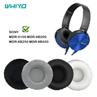 Whiyo 1 пара сменных амбушюров для SONY MDR V100 XB200 XB250 наушники с гарнитурой и рукавами, подушечки для подушек