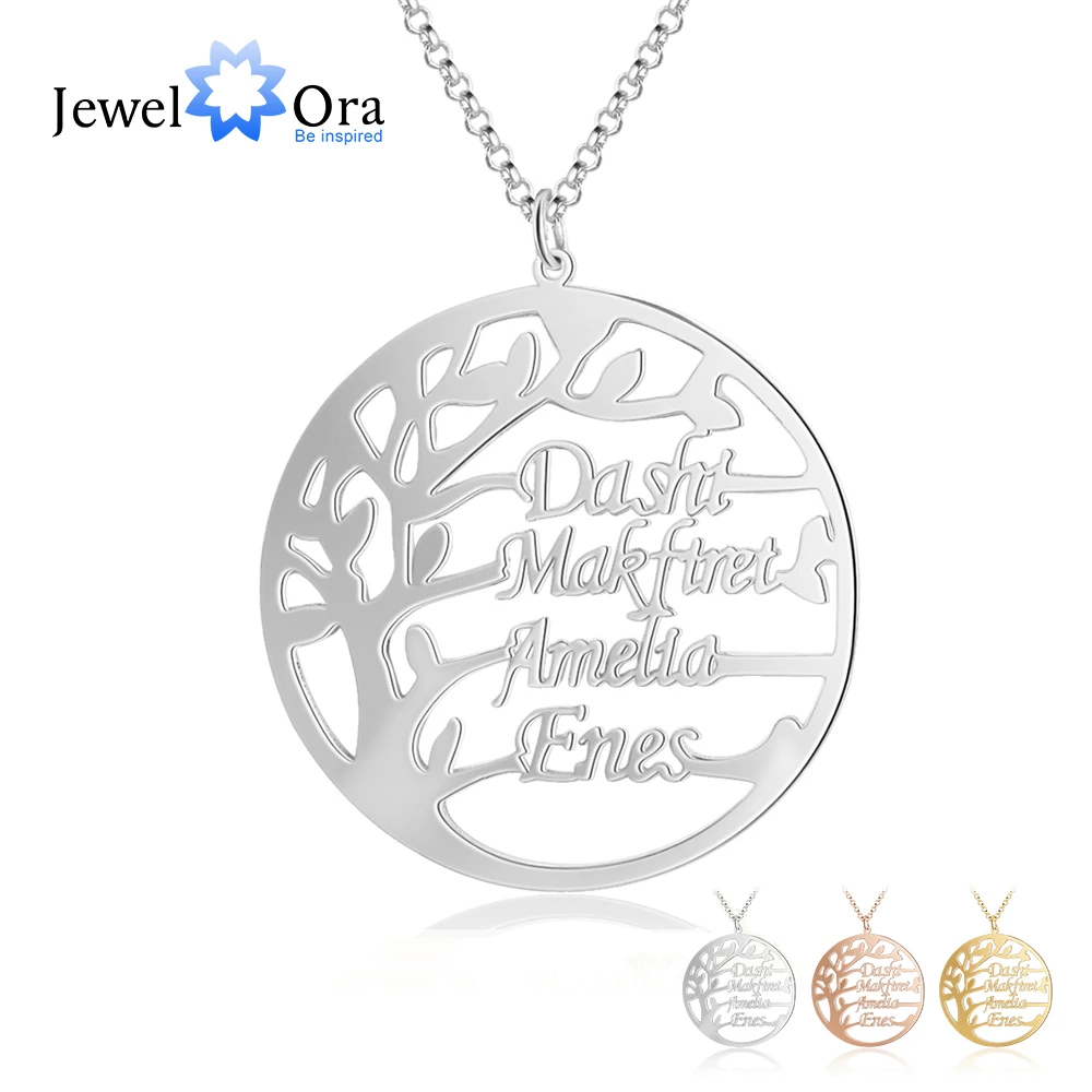 Индивидуальные ожерелья с изображением дерева жизни для женщин