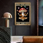 Астрономический веер из фильма потерять свой мозг, найти свою душу, любовь, грибы, постер для влюбленных, Художественная печать, настенный Декор для дома и офиса, брезентовый подарок