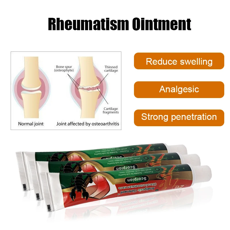 1-3 шт. обезболивающий крем для снятия симптомов боли в суставах | Красота и