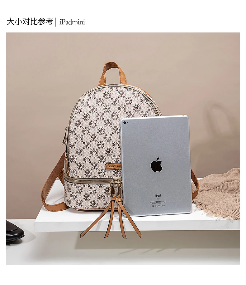 MARRY KORS кожаный женский рюкзак MK школьные сумки для девочек-подростков стильный студенческий рюкзак женский рюкзак Mochilas Feminina