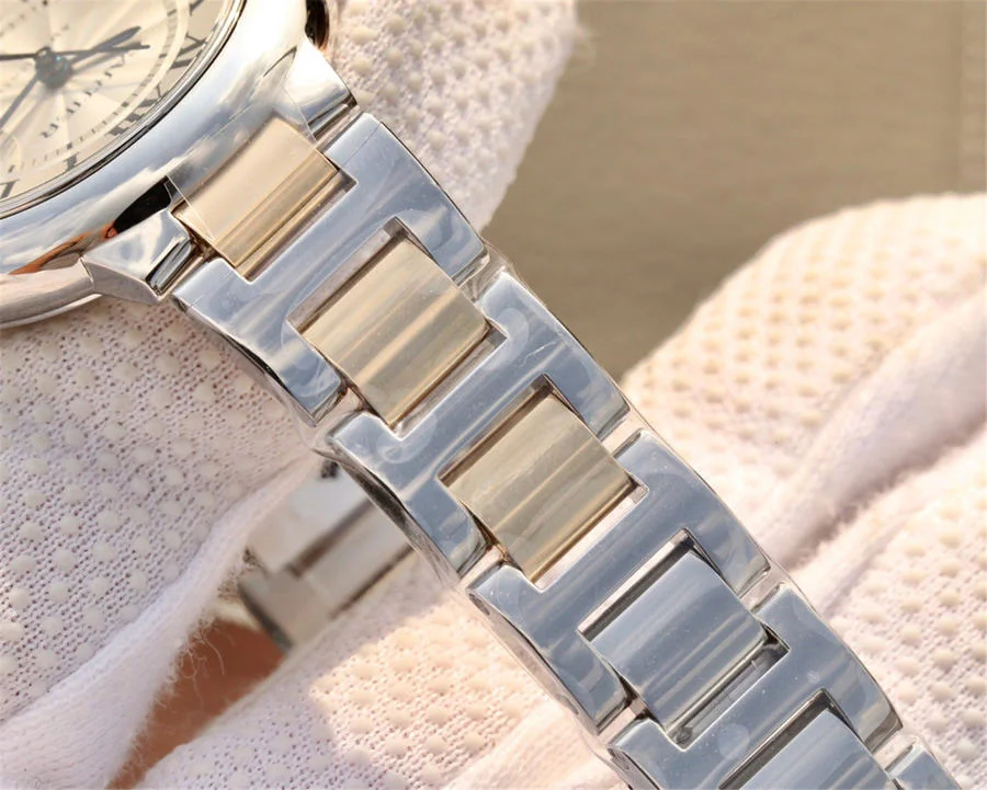 

Replica Ladies' Watches Blue Balon Series Automatic Mechanical Luxury Brand Watch Gold and Sliver 33mm Hot-sale Top-quality