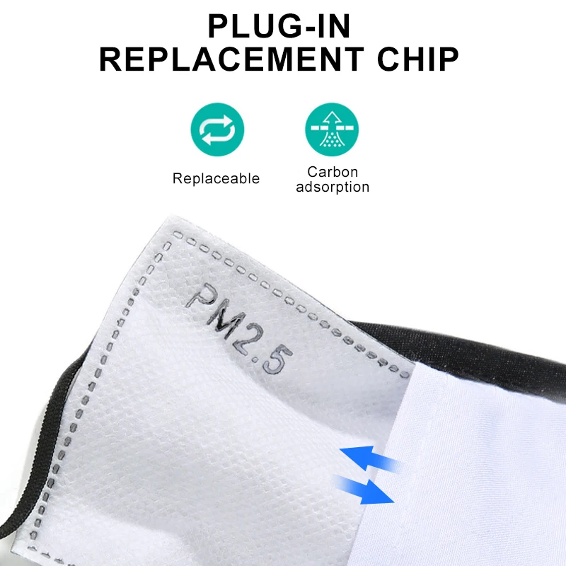 PM2.5 маска для рта против загрязнения респиратор моющийся многоразовые маски