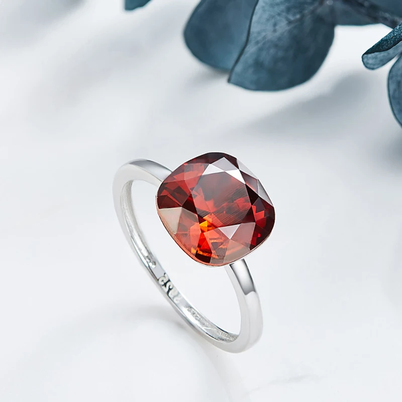 Cdyle украшенное кристаллом роскошное кольцо Синий Красный Модный Романтический