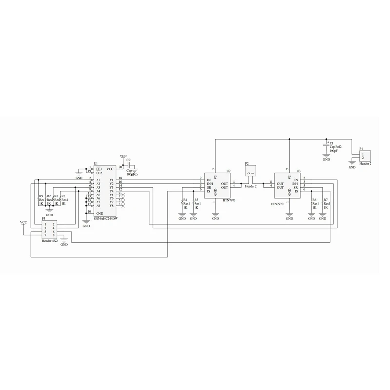 

Double BTS7960 43A Peak Power H-Bridge PWM Motor Driver Module for Arduino Smart Car Robot