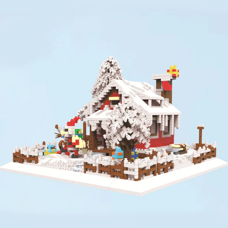 

2900pcs Christmas Building Blocks for Children City Christmas Tree Santa Claus Bricks Snowman Figures Blocks DIY Educational Toy