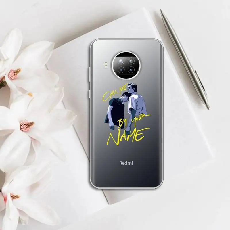 

Call Me by Your Name Phone Case Transparent for Xiaomi mi Redmi note 10 t 8 9 pro lite 11 Samsung S 8 9 10 20 plus ultra