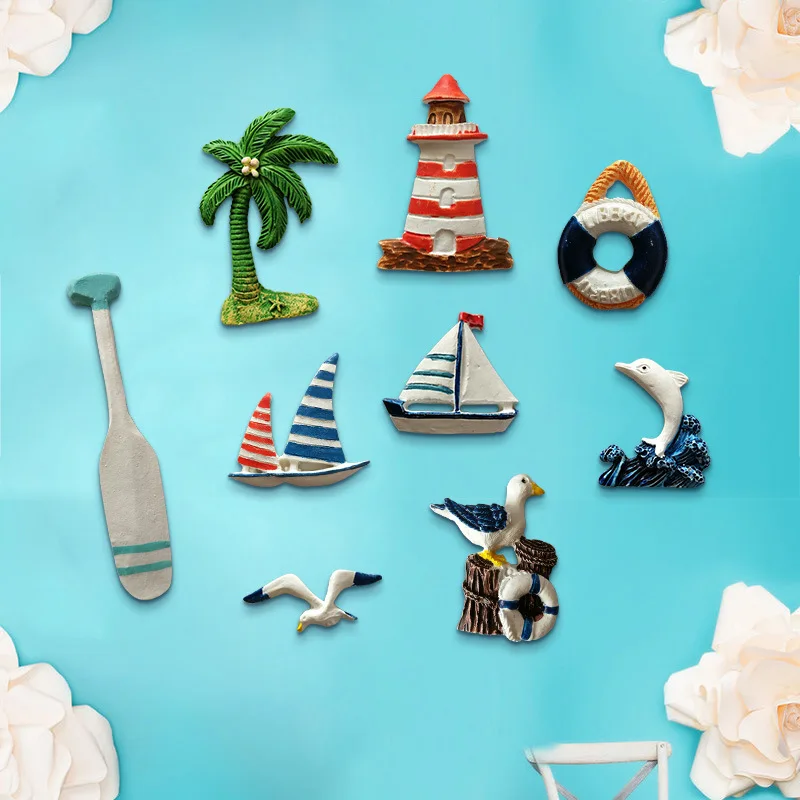 Креативный холодильник из смолы изысканный стерео магнит мультфильм стикеры на