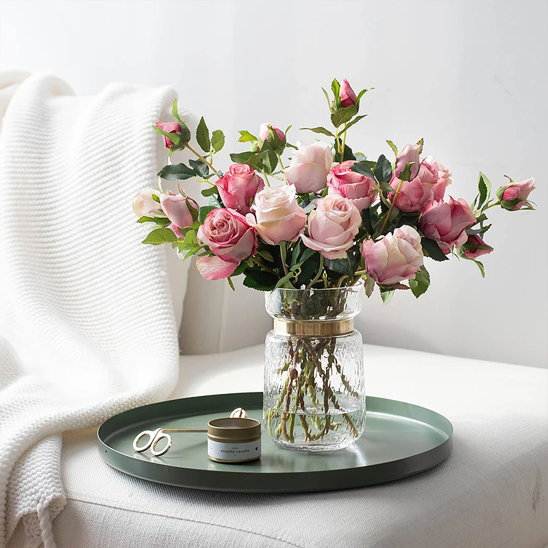 Artificial Flower DIY Party Decoration Silk Rose Wedding Fake Supplies Home Branch | Дом и сад