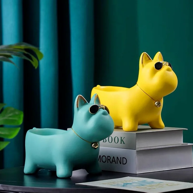 

Керамический скандинавский светильник в европейском стиле, роскошное креативное украшение для гостиной, входа, дома, украшение для хранени...