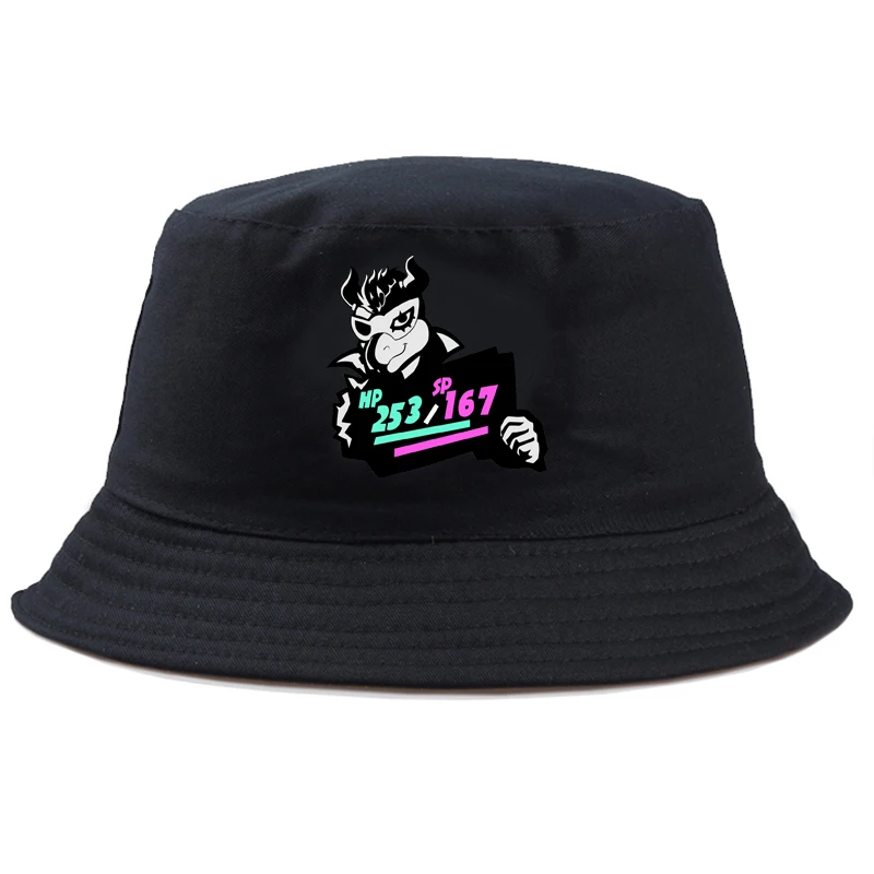 Панама Persona 5 Повседневная двусторонняя модная шапка в стиле Харадзюку унисекс
